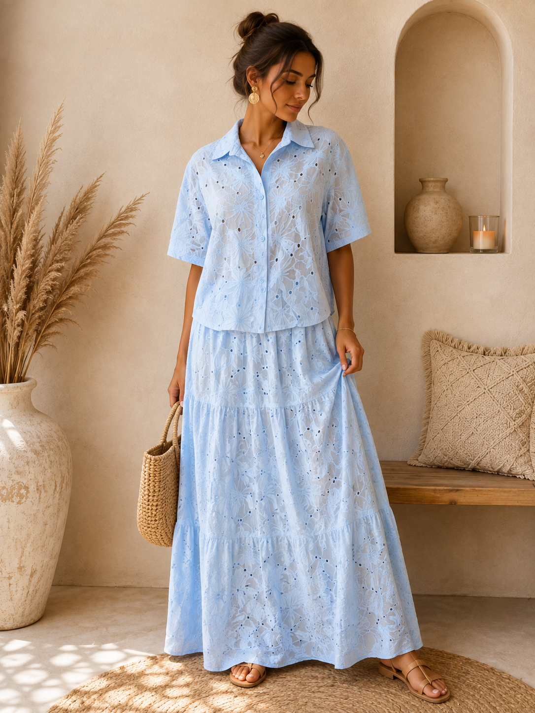 Ensemble jupe + chemise