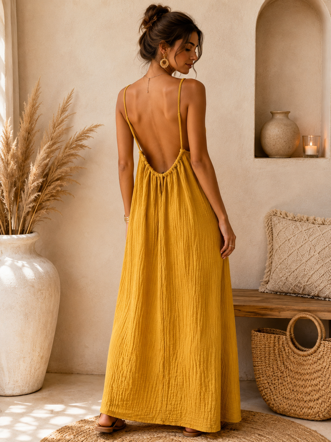 Robe dos nu